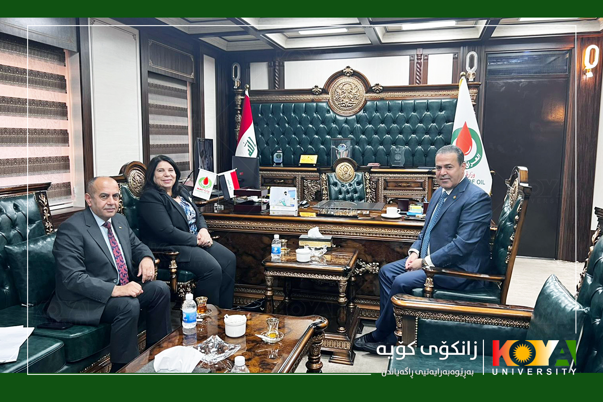 President of Koya University Visits Deputy Minister of Oil in Federal Government