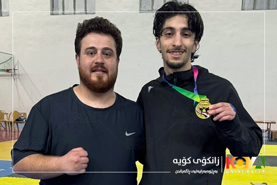 Koya University Student Wins First Place in Iraq Taekwondo Championship