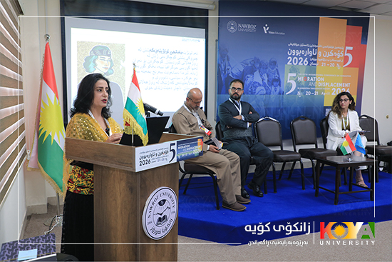 Two Koya University Researchers Present Papers on "Migration" at the 5th International Conference on Humanities