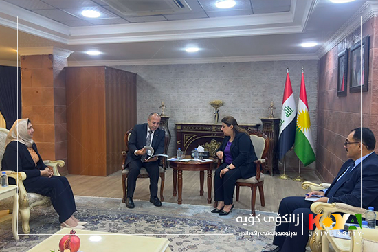 Koya University President Visits the KRG Ministry of Agriculture and Water Resources to Advance the "Green University" Initiative