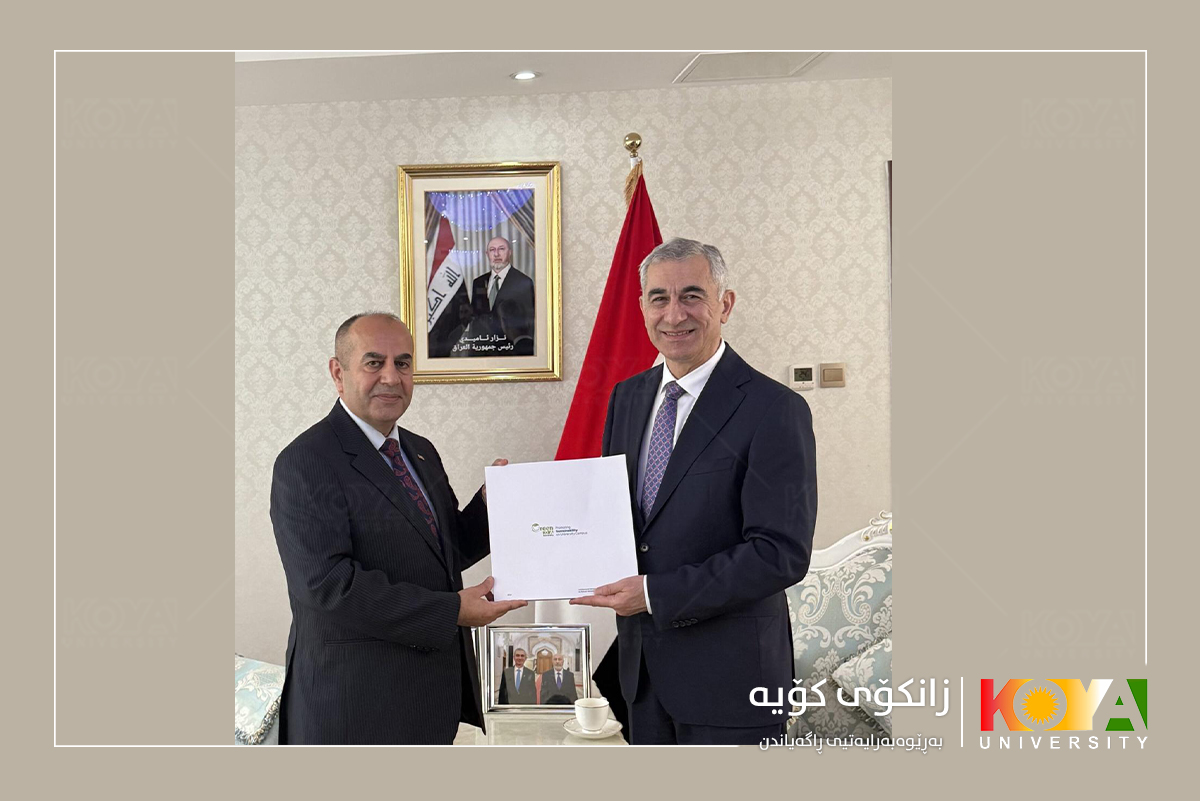 Koya University President Visits Iraqi Embassy in Beijing, Showcases Clean-Energy Transport Projects Under 'Green University' Initiative