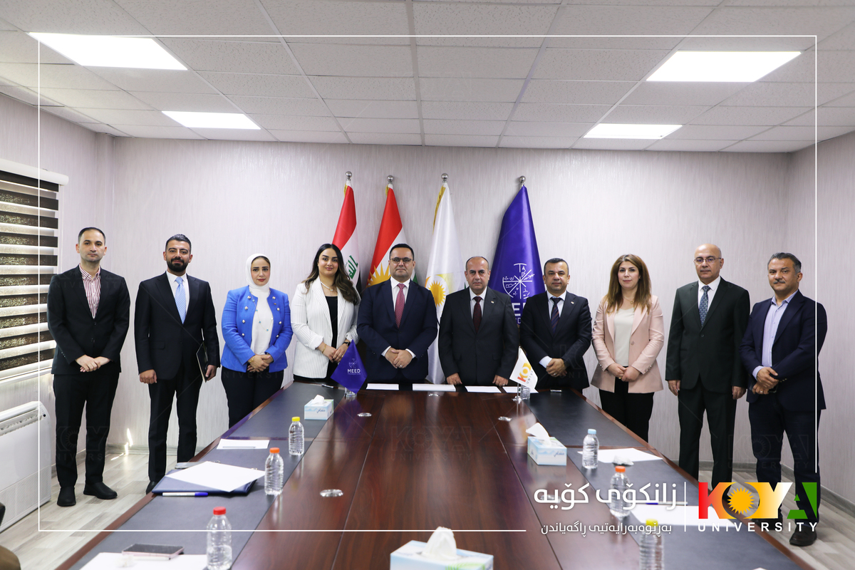 Koya University and "MEED Foundation" Sign Memorandum of Understanding