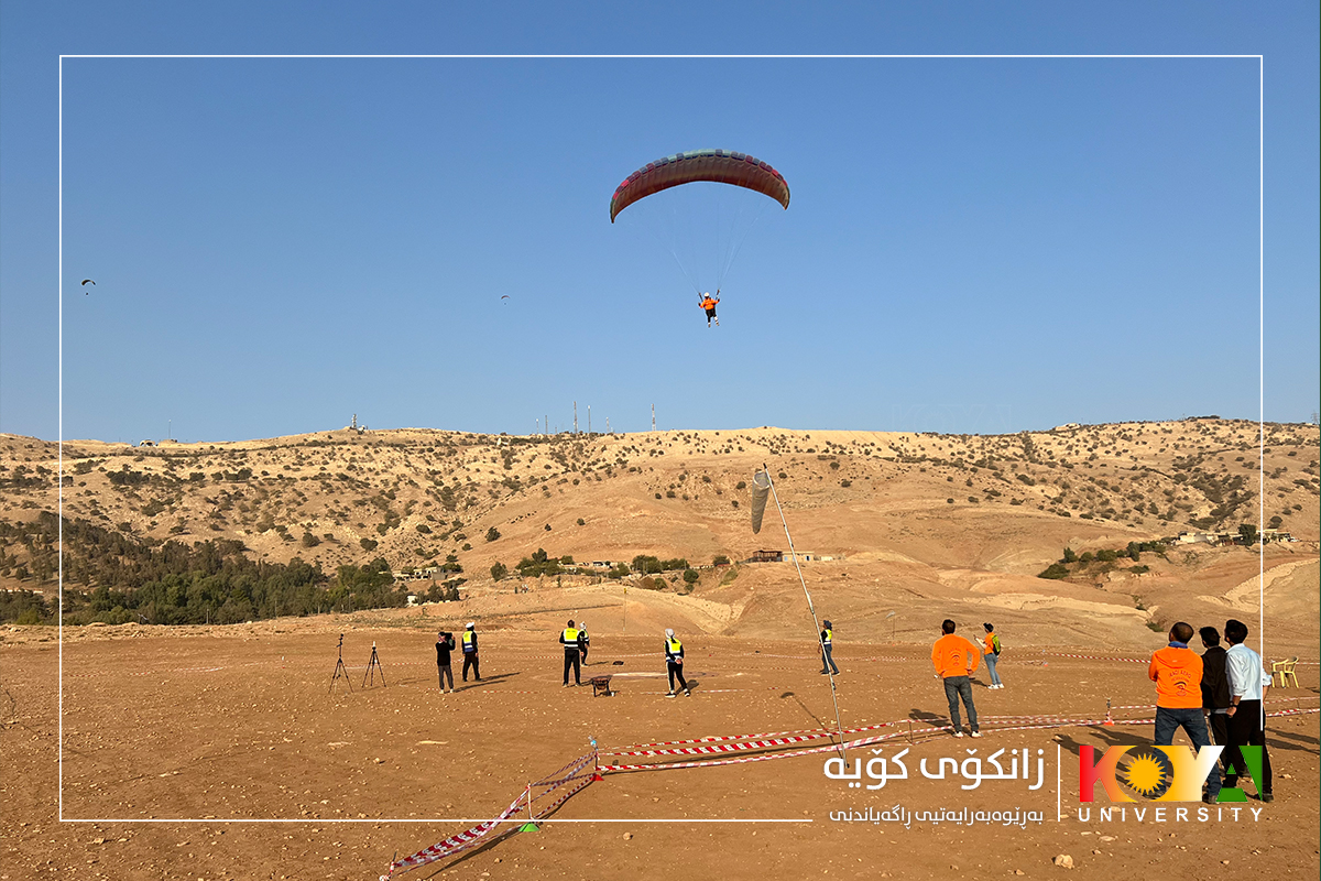  Koya University Secures First Place in Koya International Paragliding Championship