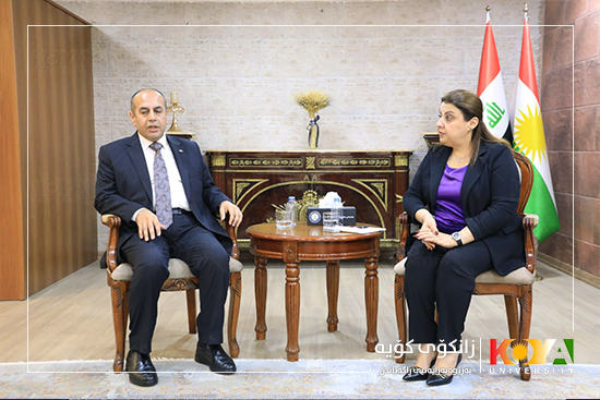 Koya University President Visits the KRG Ministry of Agriculture and Water Resources to Advance the "Green University" Initiative