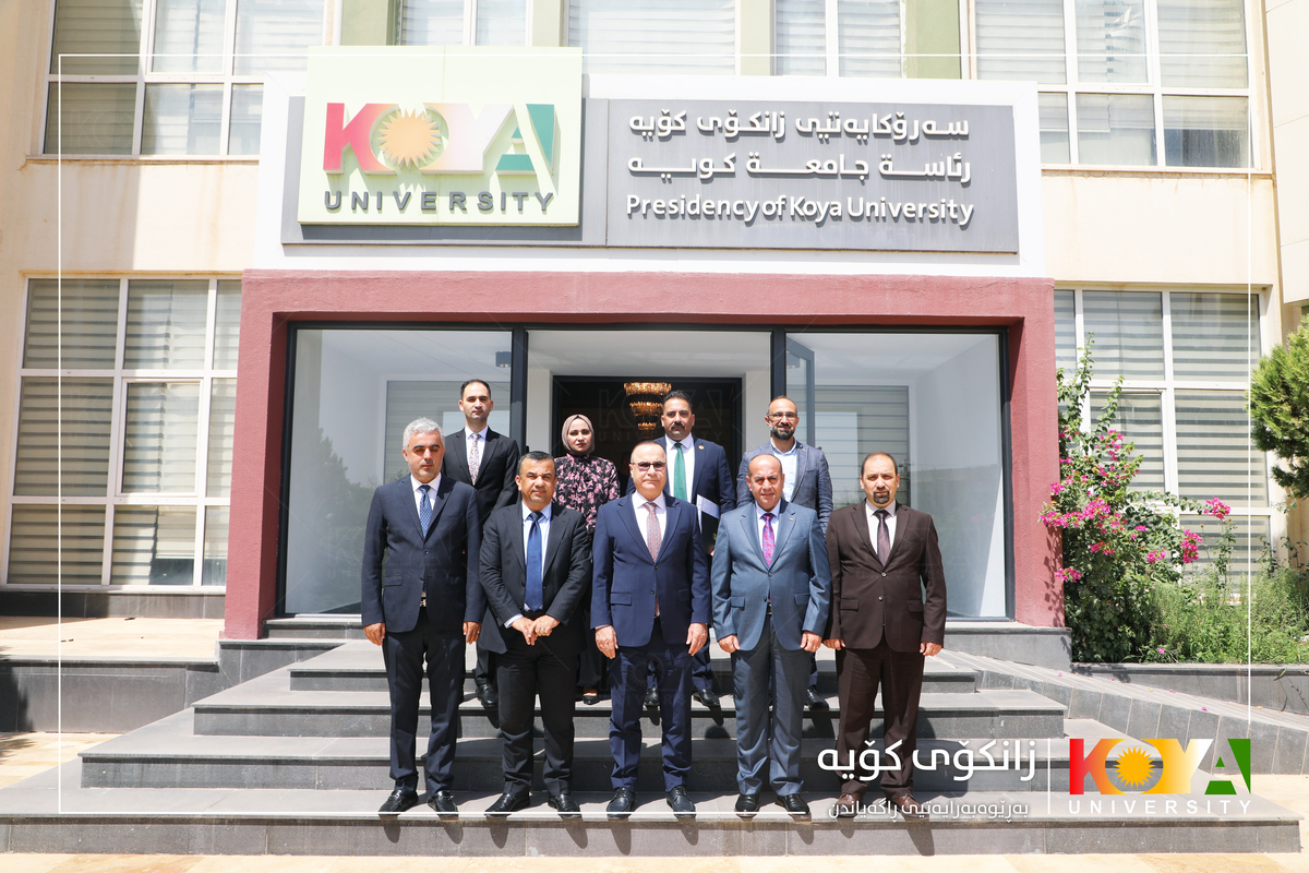 The President of Koya University receives a delegation from the Presidency of the Republic of Iraq