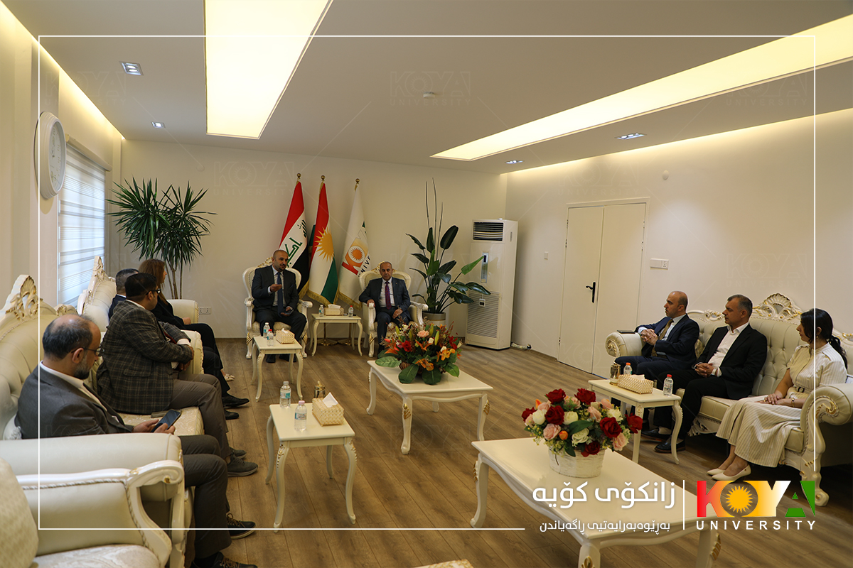 Koya University President Prof. Dr. Mohammad H. S. Zangana Receives Ambassador Dr. Daroon Fredoon Abdullah