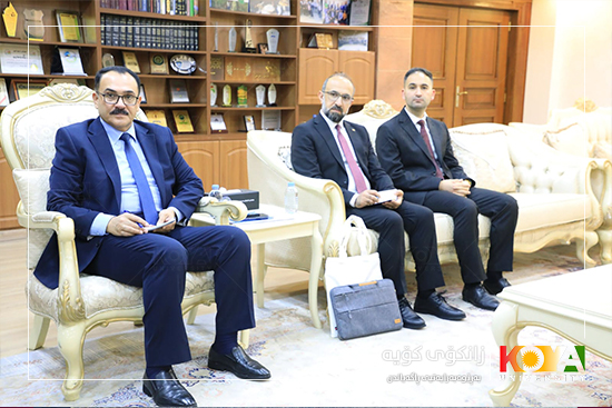 Koya University President Visits the KRG Ministry of Agriculture and Water Resources to Advance the "Green University" Initiative