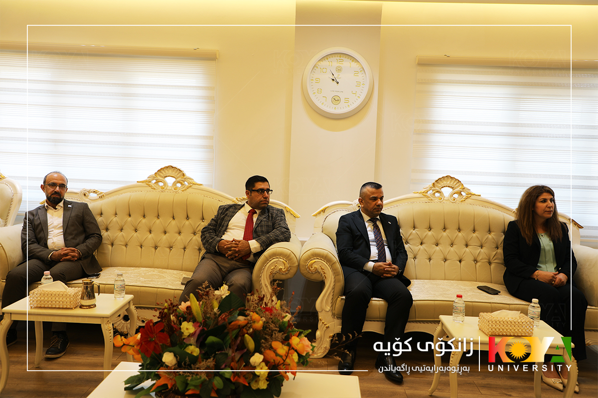Koya University President Prof. Dr. Mohammad H. S. Zangana Receives Ambassador Dr. Daroon Fredoon Abdullah