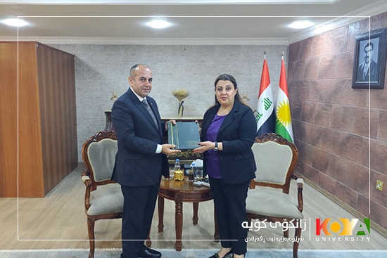 Koya University President Visits the KRG Ministry of Agriculture and Water Resources to Advance the "Green University" Initiative