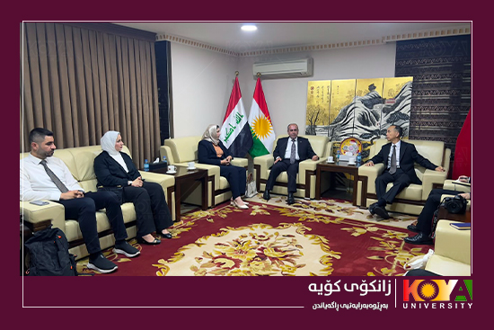 Koya University President Visits the Consulate General of the People's Republic of China in Erbil to Enhance Scientific and Technological Cooperation