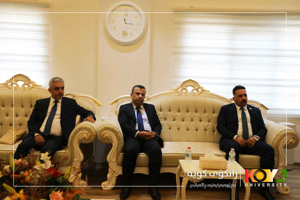 The President of Koya University receives a delegation from the Presidency of the Republic of Iraq