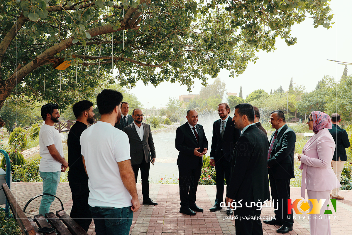  سەرۆکی زانکۆی کۆیە پێشوازی لە کۆنسۆڵی گشتیی بەریتانیا  لە هەرێمی کوردستان کرد