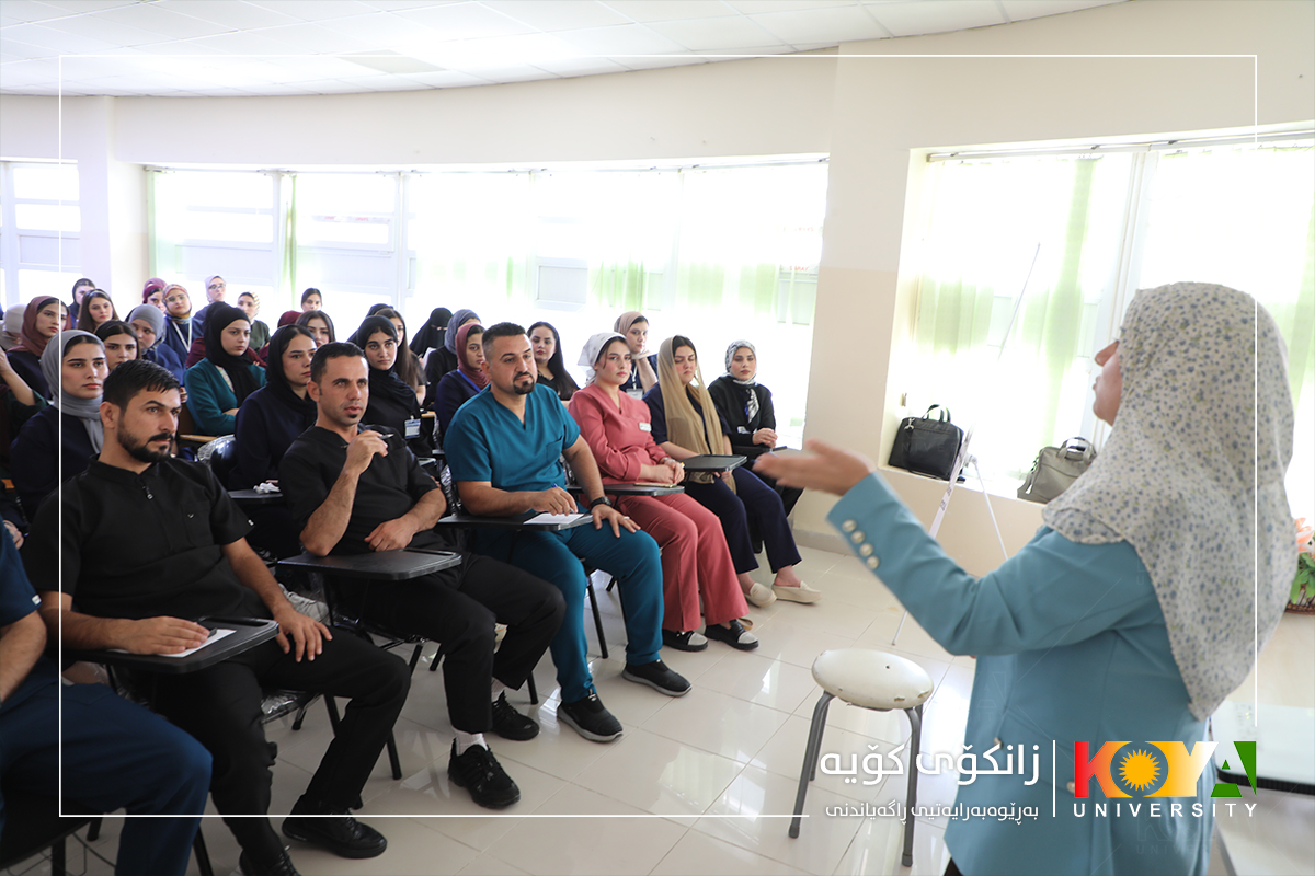 Koya University Faculty Member Presents Seminar for Nurses at Shahid Dr. Khalid Hospital
