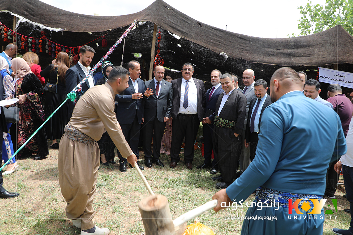 ڕەشماڵی کوردەواری لە زانکۆی کۆیە