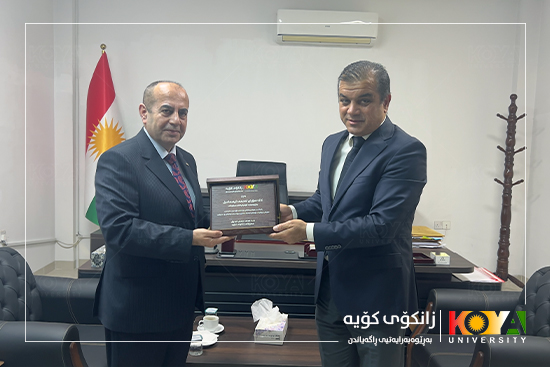 Koya University Delegation, Led by the University President, Visits Sulaymaniyah Companies Directorate