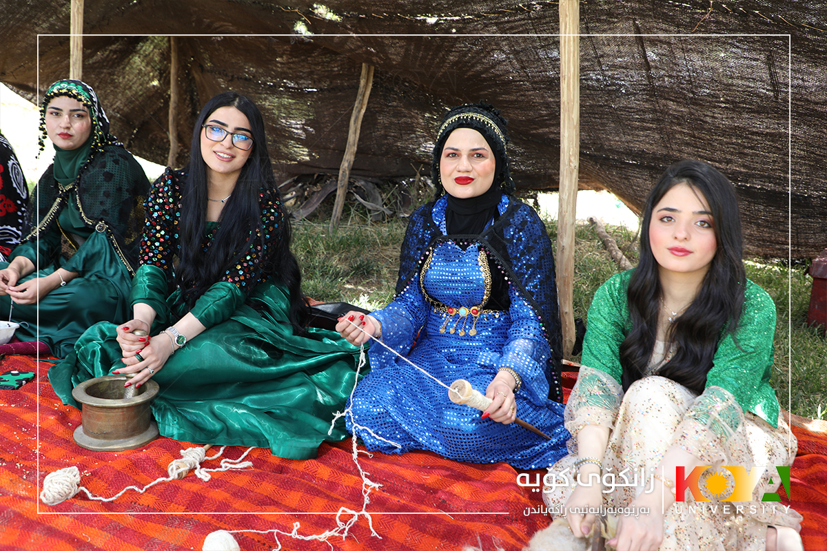 ڕەشماڵی کوردەواری لە زانکۆی کۆیە