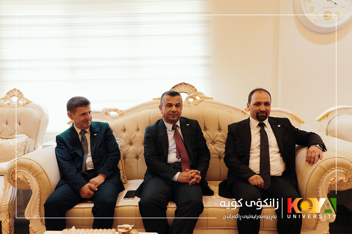  سەرۆکی زانکۆی کۆیە پێشوازی لە کۆنسۆڵی گشتیی بەریتانیا  لە هەرێمی کوردستان کرد