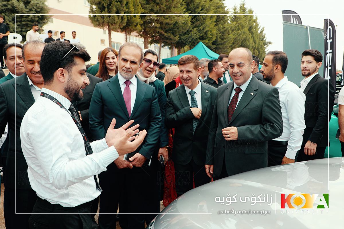 پێشانگایەکی تایبەت بە ئۆتۆمبێلی کارەبایی و هایبرێد لە زانکۆی کۆیە کرایەوە
