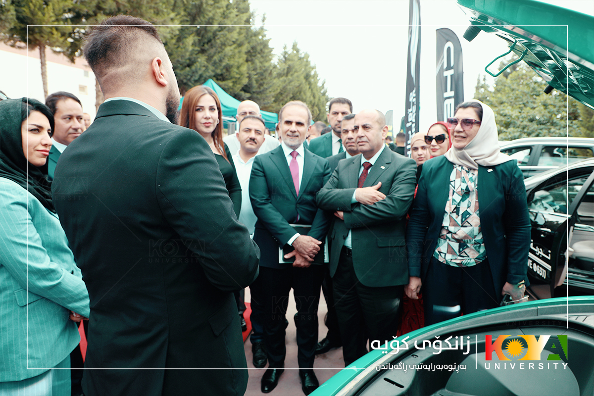 پێشانگایەکی تایبەت بە ئۆتۆمبێلی کارەبایی و هایبرێد لە زانکۆی کۆیە کرایەوە