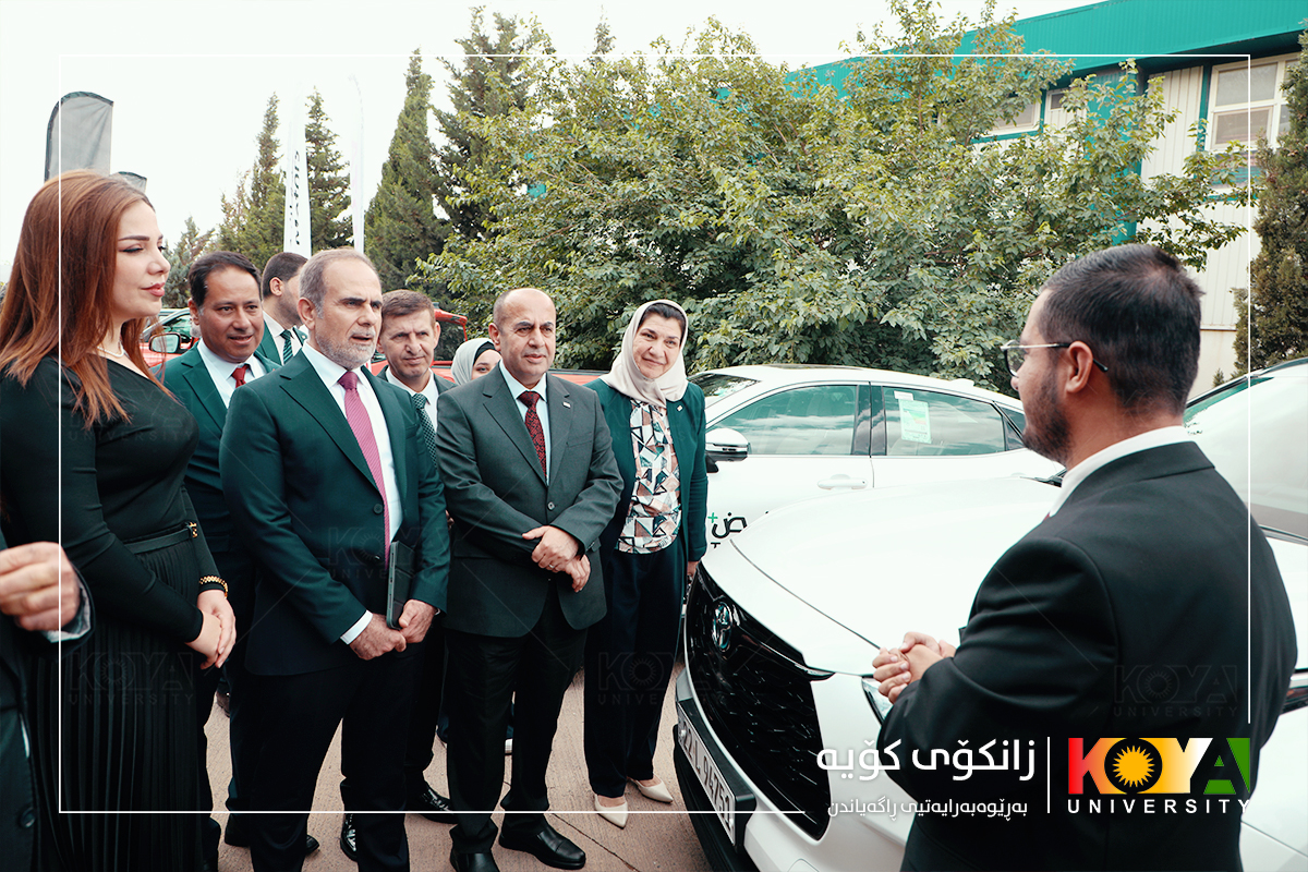 پێشانگایەکی تایبەت بە ئۆتۆمبێلی کارەبایی و هایبرێد لە زانکۆی کۆیە کرایەوە