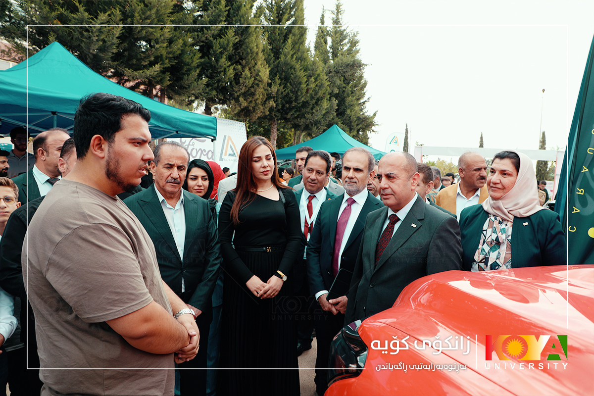 پێشانگایەکی تایبەت بە ئۆتۆمبێلی کارەبایی و هایبرێد لە زانکۆی کۆیە کرایەوە