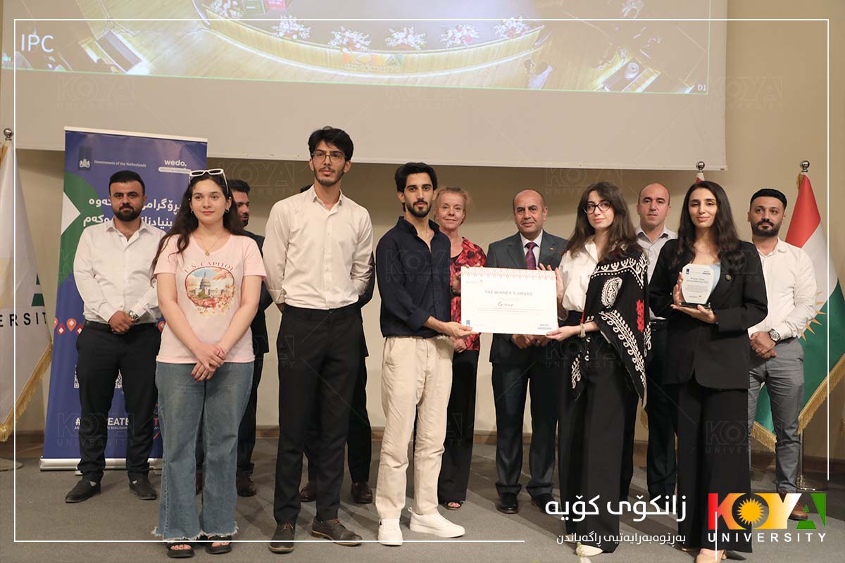  Final Ceremony of "CoCreateMyCity" Program Held at Koya University