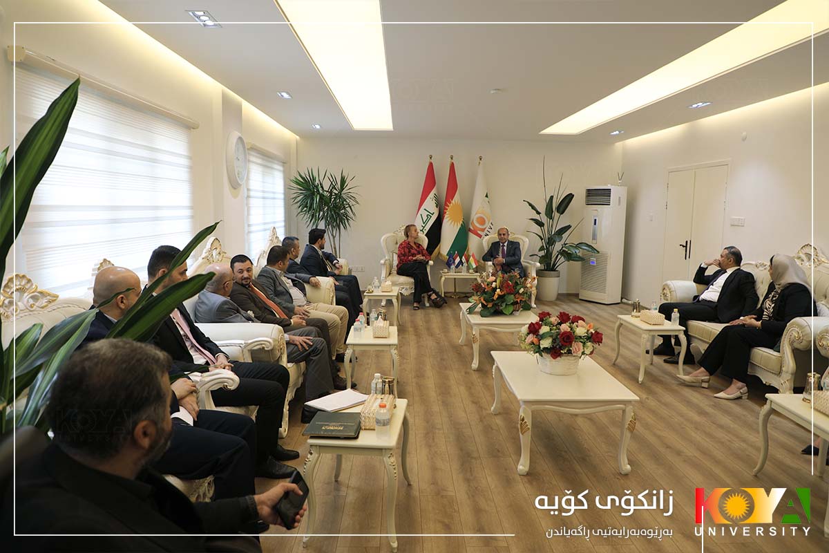 Koya University President Receives Delegation from Dutch Consulate General