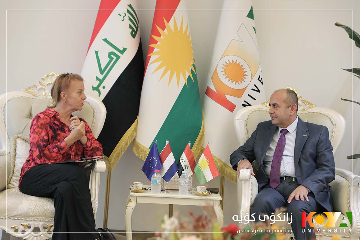 Koya University President Receives Delegation from Dutch Consulate General