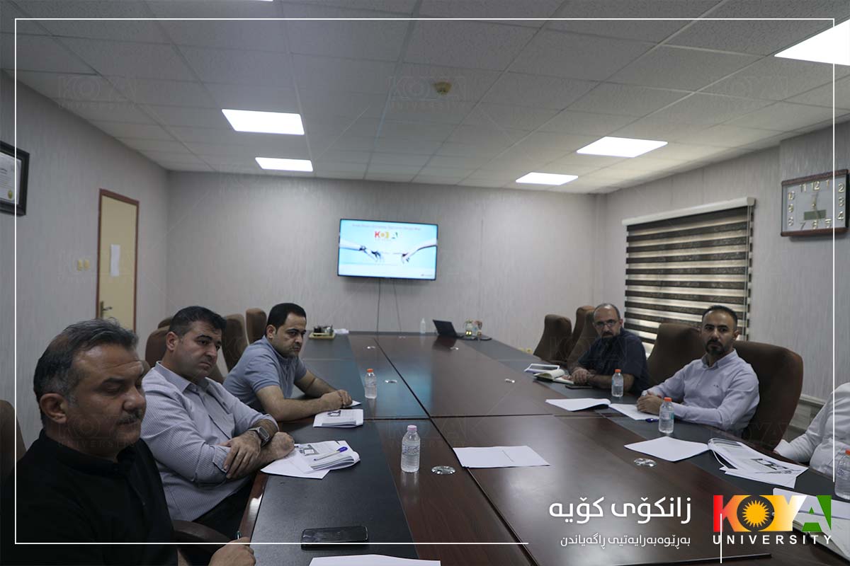 President of Koya University Chairs Meeting of Strategic Plan "Digitalization" Pillar Implementation Committee