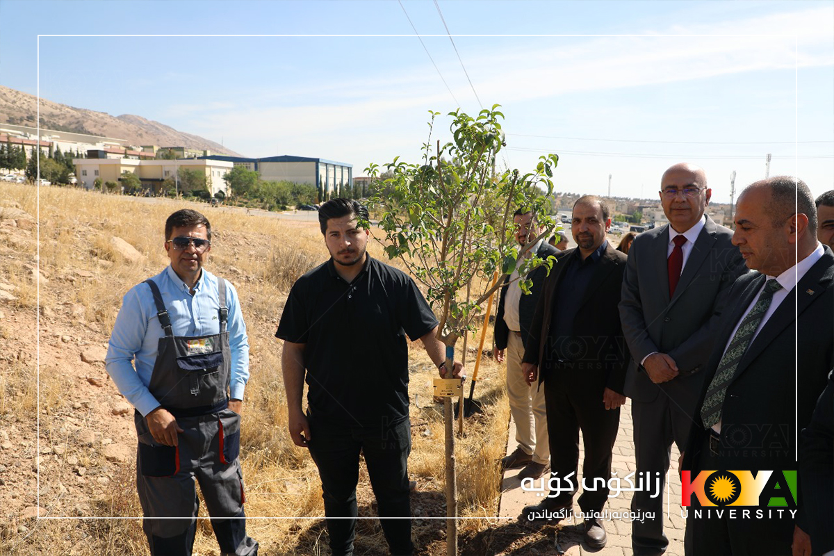 With the Presence of Koya University President, the "Plant a Tree and Grow with Koya University" Initiative Project Launched