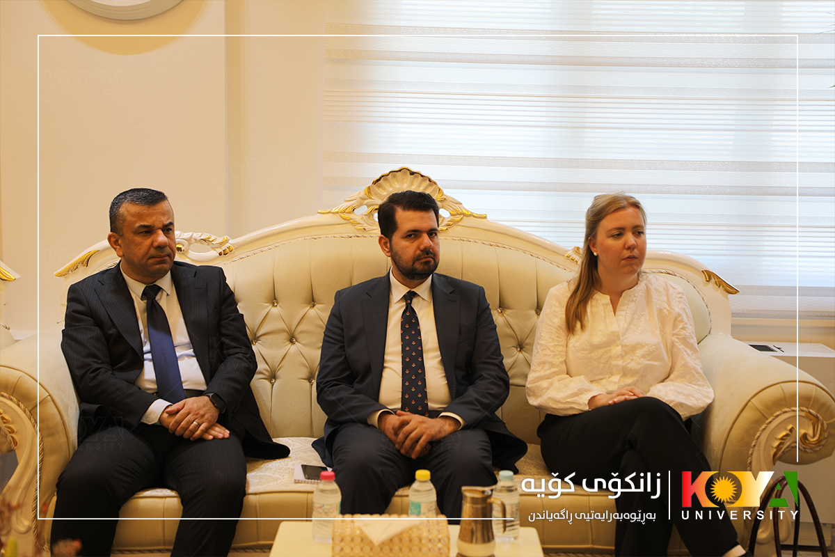 سەرۆکی زانکۆی کۆیە پێشوازی لە کۆنسۆڵی گشتیی شانشینی هۆلەندا لە هەرێمی کوردستان کرد