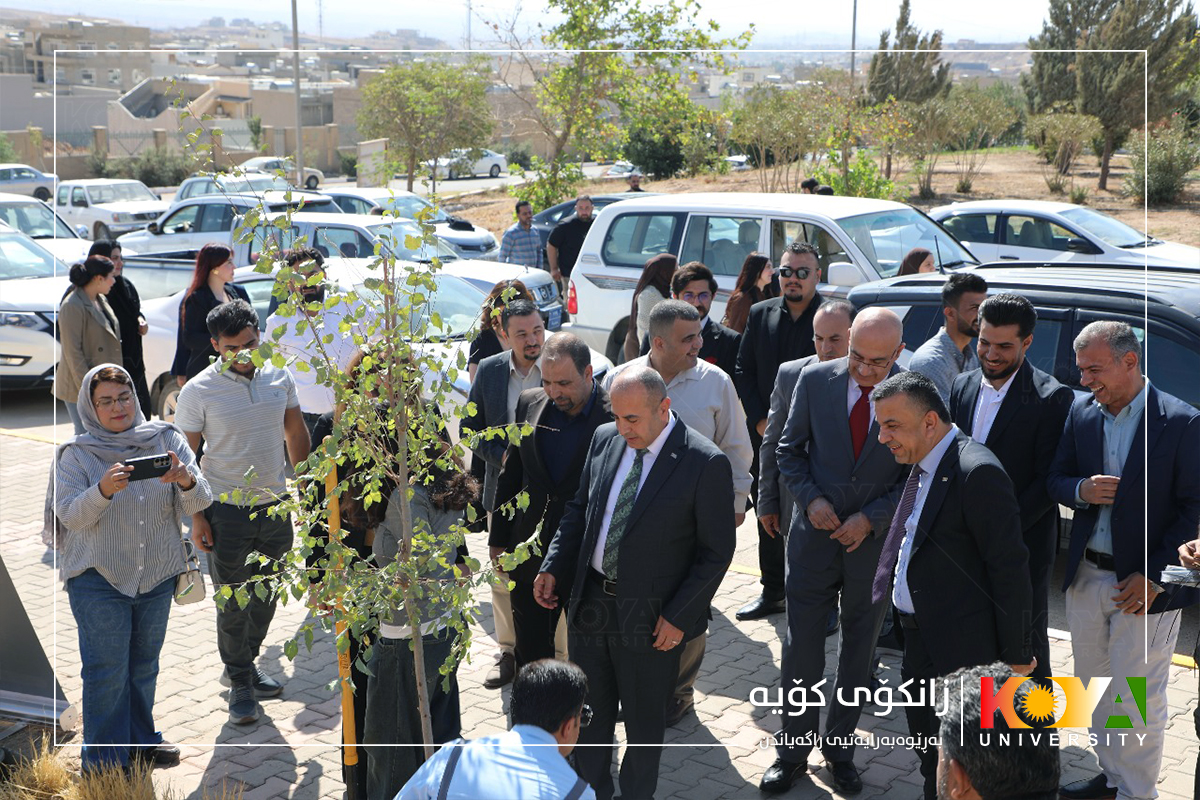 With the Presence of Koya University President, the "Plant a Tree and Grow with Koya University" Initiative Project Launched
