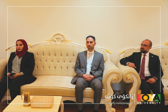 Koya University President Receives Advisor to the KRG Deputy Prime Minister for Culture Affairs