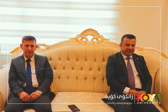 Koya University President Receives Advisor to the KRG Deputy Prime Minister for Culture Affairs