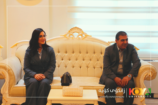 Koya University President Receives Advisor to the KRG Deputy Prime Minister for Culture Affairs