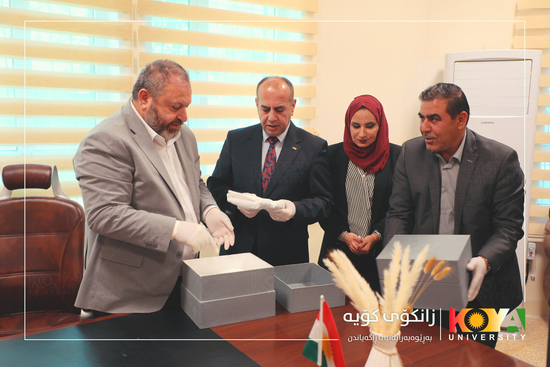 Koya University President Receives Advisor to the KRG Deputy Prime Minister for Culture Affairs