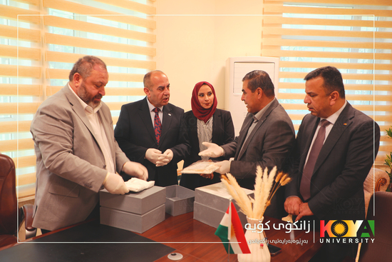 Koya University President Receives Advisor to the KRG Deputy Prime Minister for Culture Affairs