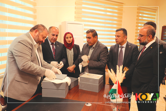 Koya University President Receives Advisor to the KRG Deputy Prime Minister for Culture Affairs