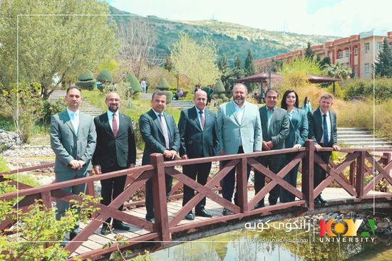 Koya University President Receives Advisor to the KRG Deputy Prime Minister for Culture Affairs