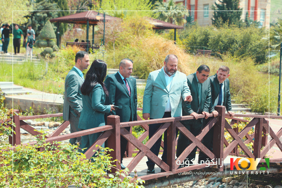 Koya University President Receives Advisor to the KRG Deputy Prime Minister for Culture Affairs