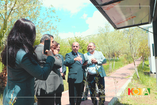 Koya University President Receives Advisor to the KRG Deputy Prime Minister for Culture Affairs