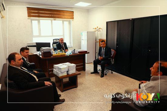 President of Koya University Visits Several University Directorates to Oversee Operations