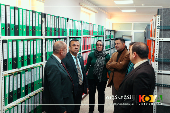 President of Koya University Visits Several University Directorates to Oversee Operations