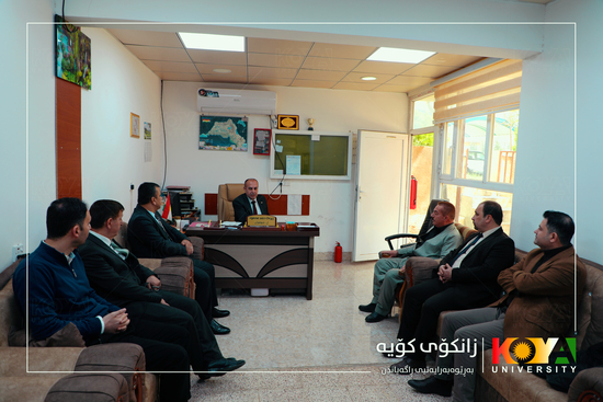 President of Koya University Visits Several University Directorates to Oversee Operations