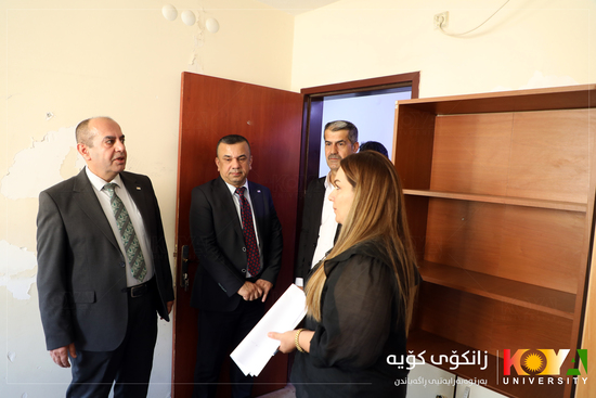 Koya University President Inspects Student Dormitories, Stresses Provision of an Optimal and Comfortable Living Environment