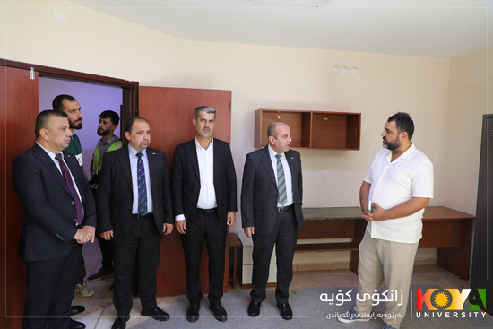 Koya University President Inspects Student Dormitories, Stresses Provision of an Optimal and Comfortable Living Environment