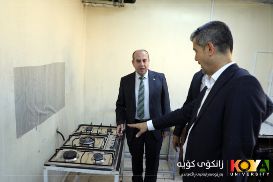 Koya University President Inspects Student Dormitories, Stresses Provision of an Optimal and Comfortable Living Environment