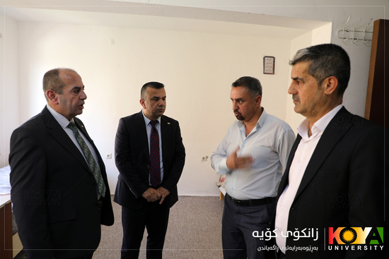 Koya University President Inspects Student Dormitories, Stresses Provision of an Optimal and Comfortable Living Environment