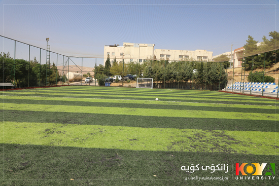 Koya University President Inaugurates Renovated Futsal Court for Academic and Administrative Staff