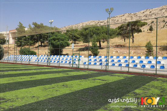 Koya University President Inaugurates Renovated Futsal Court for Academic and Administrative Staff